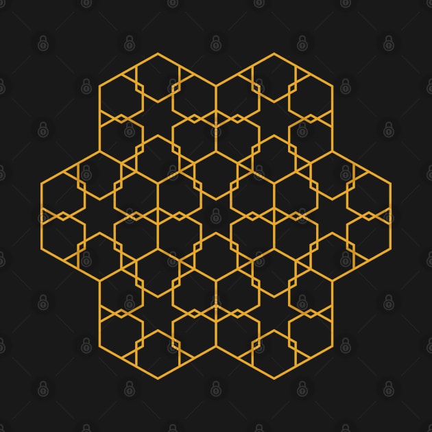 Hexagon geometric pattern by Kevin's Flow