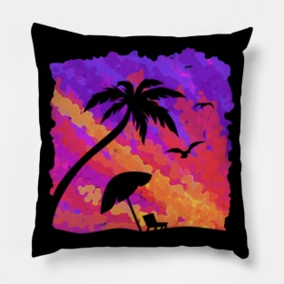 Summer Sunset Pillow