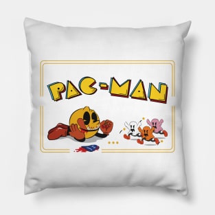 pacman killer baby ghost Pillow