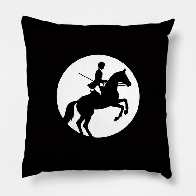 Equestrian Pillow by Print Forge