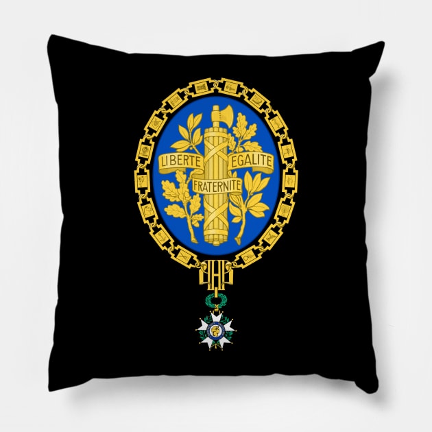 France Pillow by Wickedcartoons