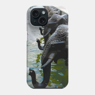 Elephant Fountain Phone Case