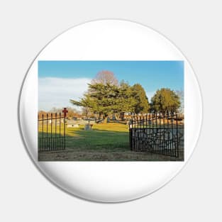 Country Graveyard Pin