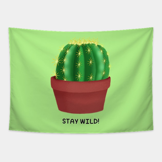 Stay wild Tapestry by cariespositodesign