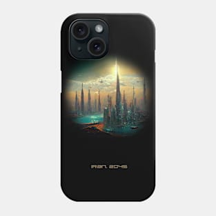 Futuristic Iran 2045 Artwork Phone Case