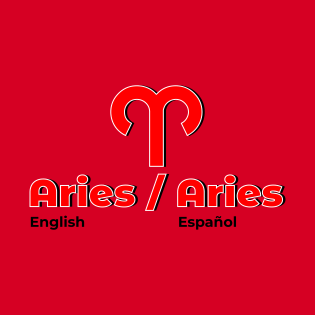 Aries Power Color- Red by MiamiTees305