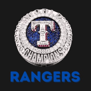 Texas Rangers World Series Ring T-Shirt