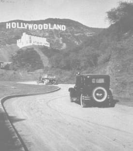 Hollywoodland Vintage Photo Tee Magnet