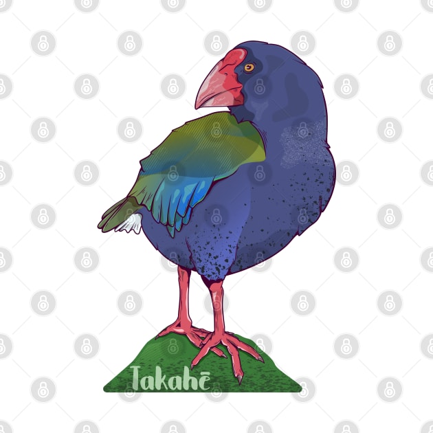 Takahe NZ Bird by mailboxdisco