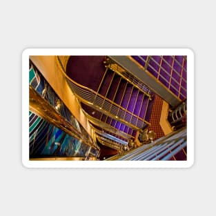 Cruise ship. Stairs. Magnet