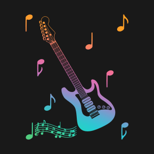 Musical Electric Guitar T-Shirt