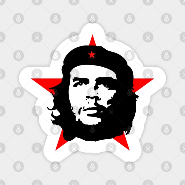 Che Guevara Rebel Cuban Guerrilla Revolution T-Shirt Magnet by HiDearPrint