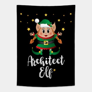 Architect Elf Christmas Elves Xmas Matching Family Group Tapestry