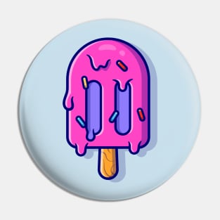 Popsicle Ice Cream Cartoon Pin