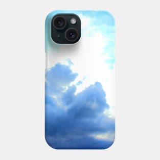 View at a bank of clouds near Force Phone Case