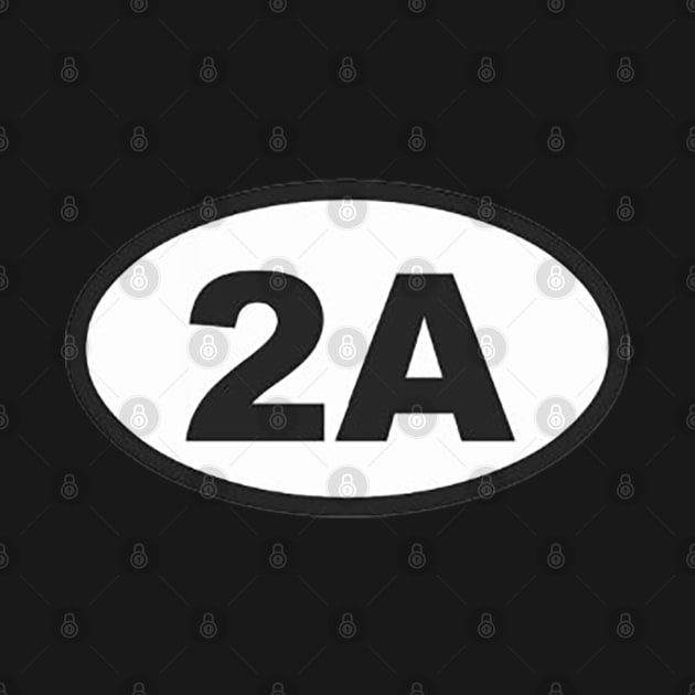 2A - 2nd Amendment by  The best hard hat stickers 