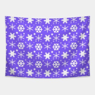 Snowflakes Lavender Tapestry