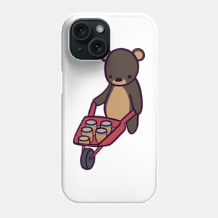 Black Bear Honey Transport Phone Case