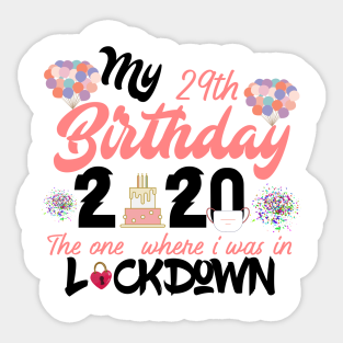 29th Birthday Ideas Stickers Teepublic