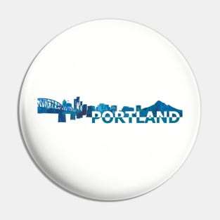 Portland Skyline Pin