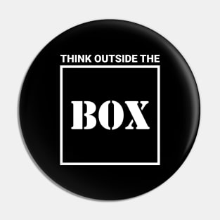 think outside the box Pin