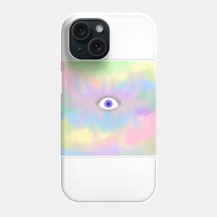 Rainbow Eye in the Sky Phone Case