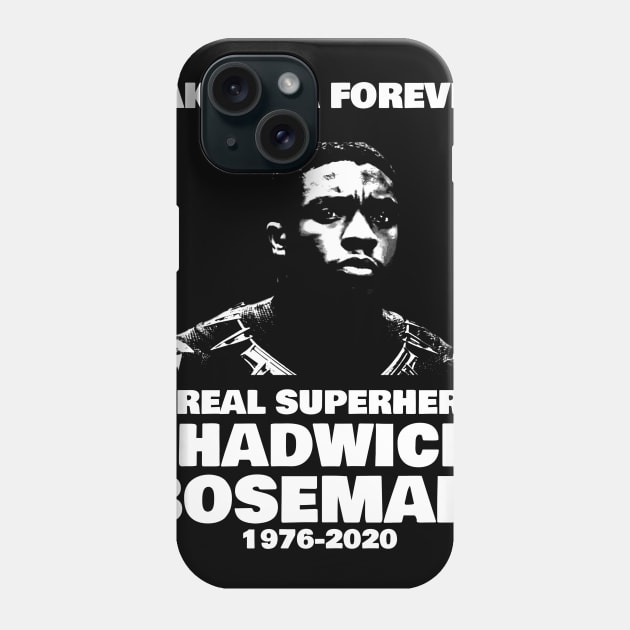 A real superhero Chadwick Boseman Phone Case by shortwelshlegs