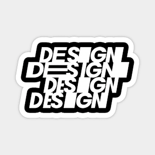 Stretched Design Logo Magnet
