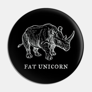 Rhino  - Fat Unicorn D Pin