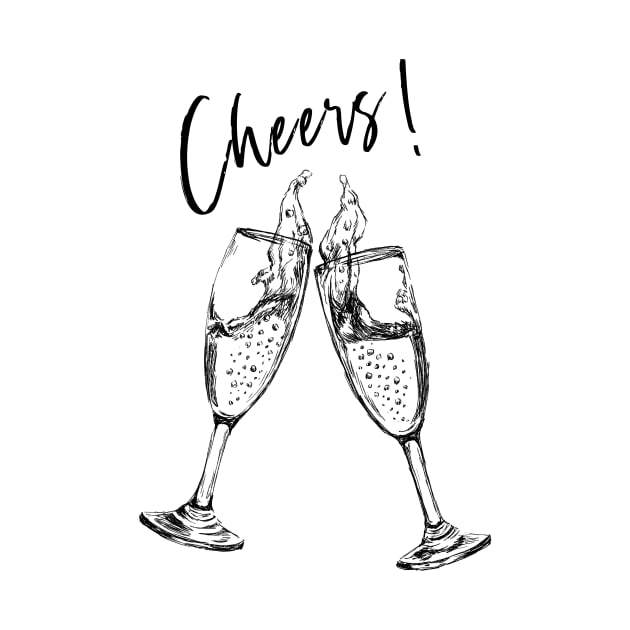 Cheers Champagne Glasses Image by rachelsfinelines