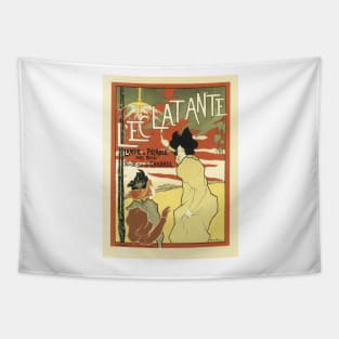 L' ECLATANTE Lampe A Petrole Oil Lamp French Advert Maitres De L' Affiche Collection Tapestry