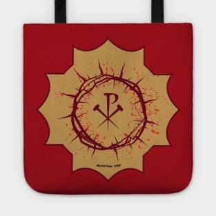 Crown of Thorns with Chi Rho Cross Tote