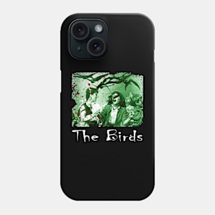 Winged Menace The Birds Feathered Fiends T-Shirt Phone Case