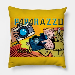 Paparazzo photographer of the stars Pillow