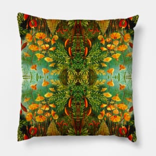 Botanical nature pattern Pillow