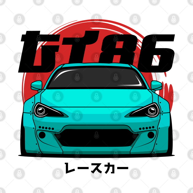 Cyan GT 86 Front by GoldenTuners