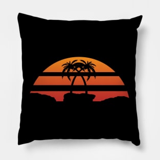 Vintage Miami Vice Style 3 Pillow