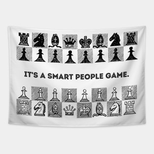 Chess for Smart People - Black Tapestry