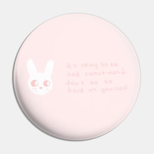 Sad bunny Pin