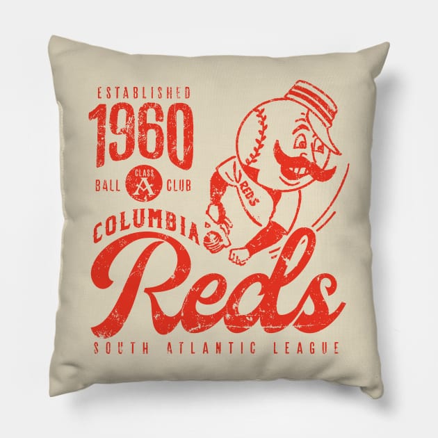 Columbia Reds Pillow by MindsparkCreative