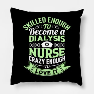 National Nurses Day Womens Dialysis Nurse Pillow