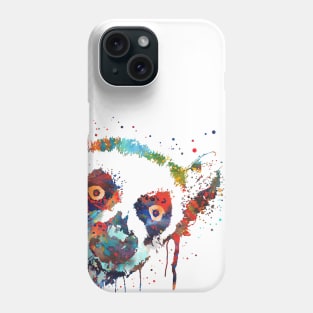 Lemur peeking Phone Case