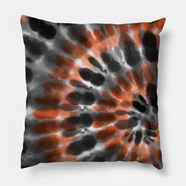 tie dye pattern Pillow by DewaJassin