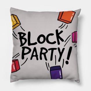 Block Party | Black Pillow