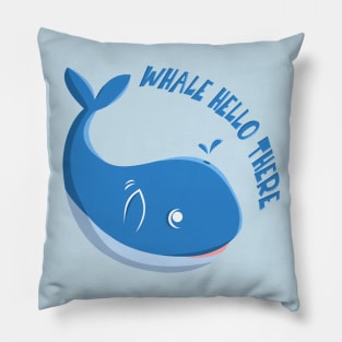 Whale Hello There Pillow