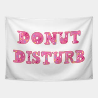 Donut Disturb Typography Tapestry