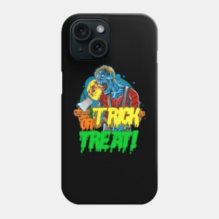 Trick Or Treat Zombie Halloween Phone Case