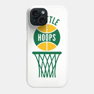 Retro Seattle Hoops Green and Yellow Logo Phone Case