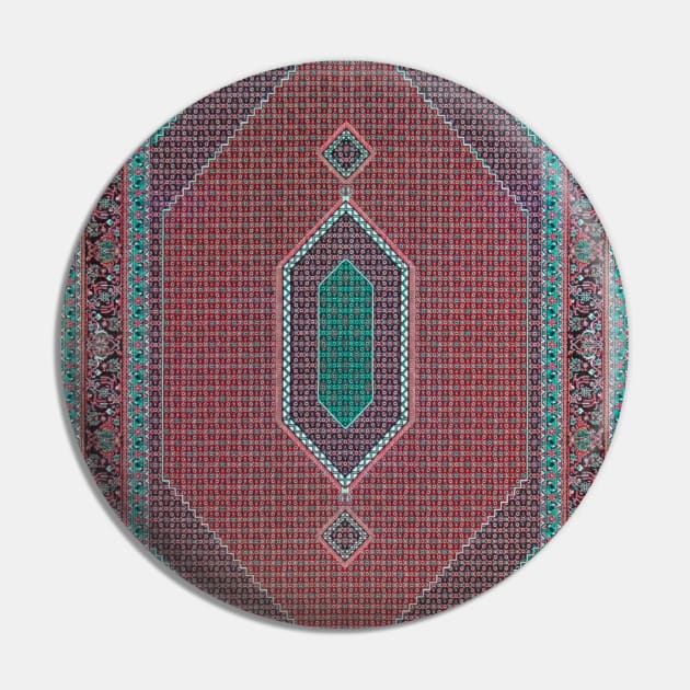 Vintage Antique Persian Carpet Pin by Ryan Rad