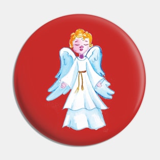 Christmas Angel front view in Pin